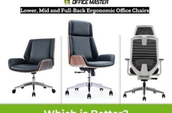 Lower, Mid and Full-Back Ergonomic Office Chair - Which is Better? – Office Furniture Dubai
